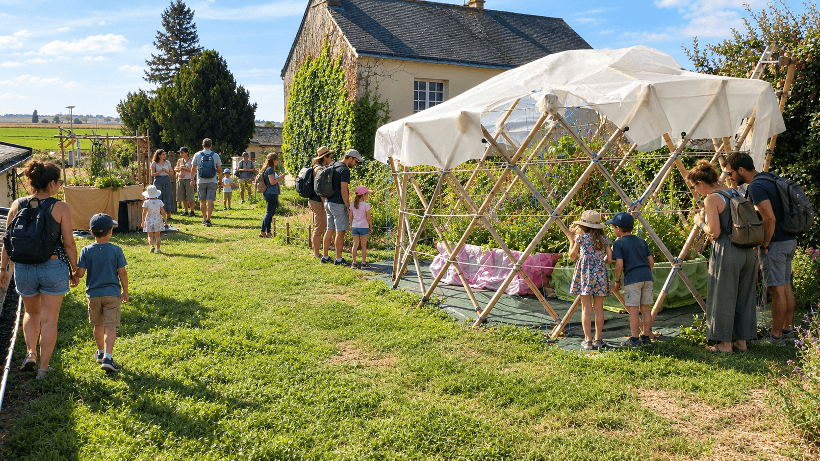 Visite gratuite de la ferme en aquaponie